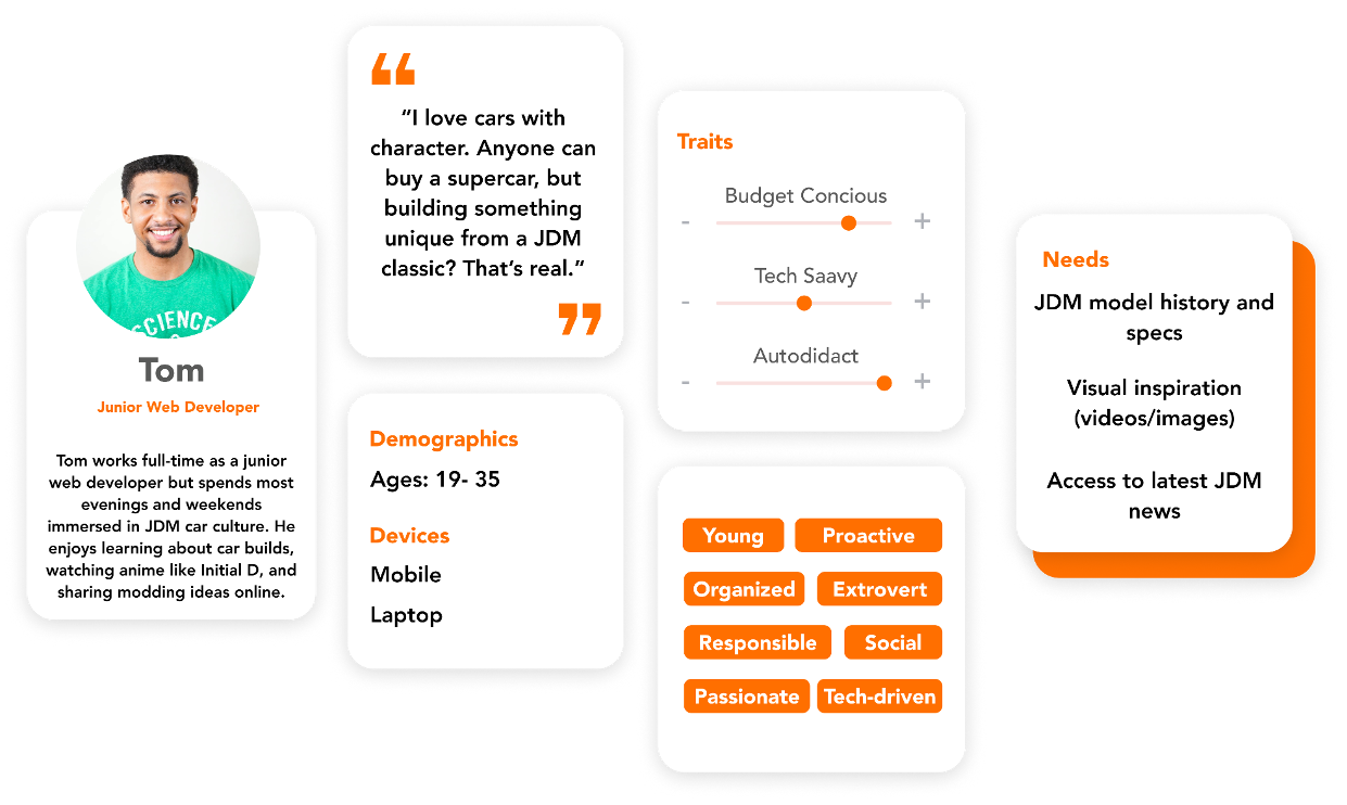 Typography and spacing examples reinforcing accessibility