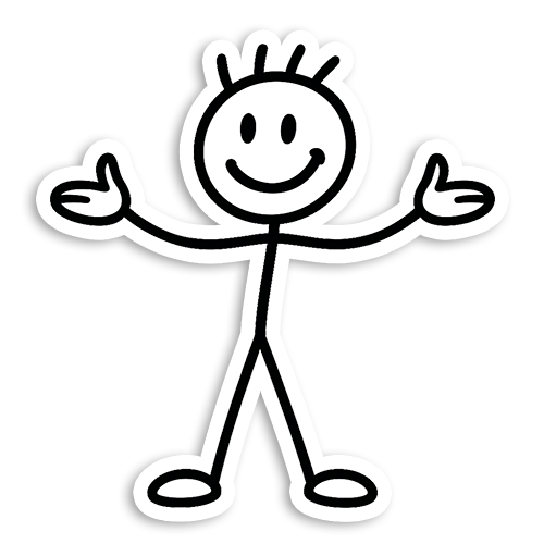 Stickman waving