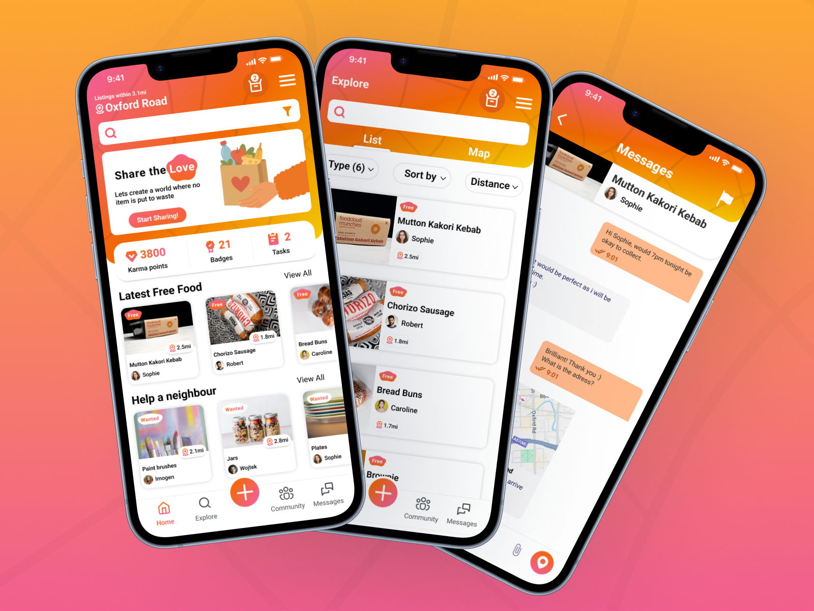 Final high-fidelity OLIO overview.